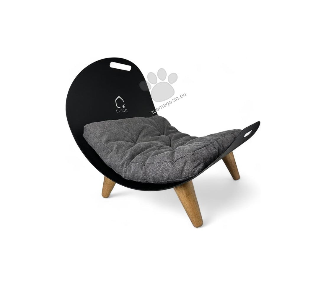 Cadoo Lipe Midnight Black - луксозно легло за домашни любимци 48 / 45 / 48