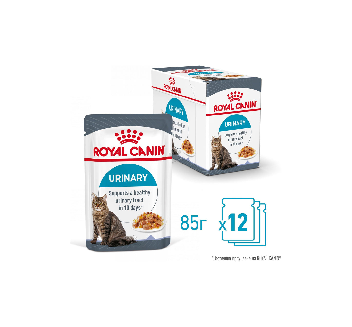Royal Canin Urinary Care in Jelly - пълноценна храна за профилактика на пикочните пътища 85 гр.