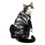 Suitical Recovery Suit Small Cat Black - медицинска дрешка за котки с дължина на гърба 43-51 см