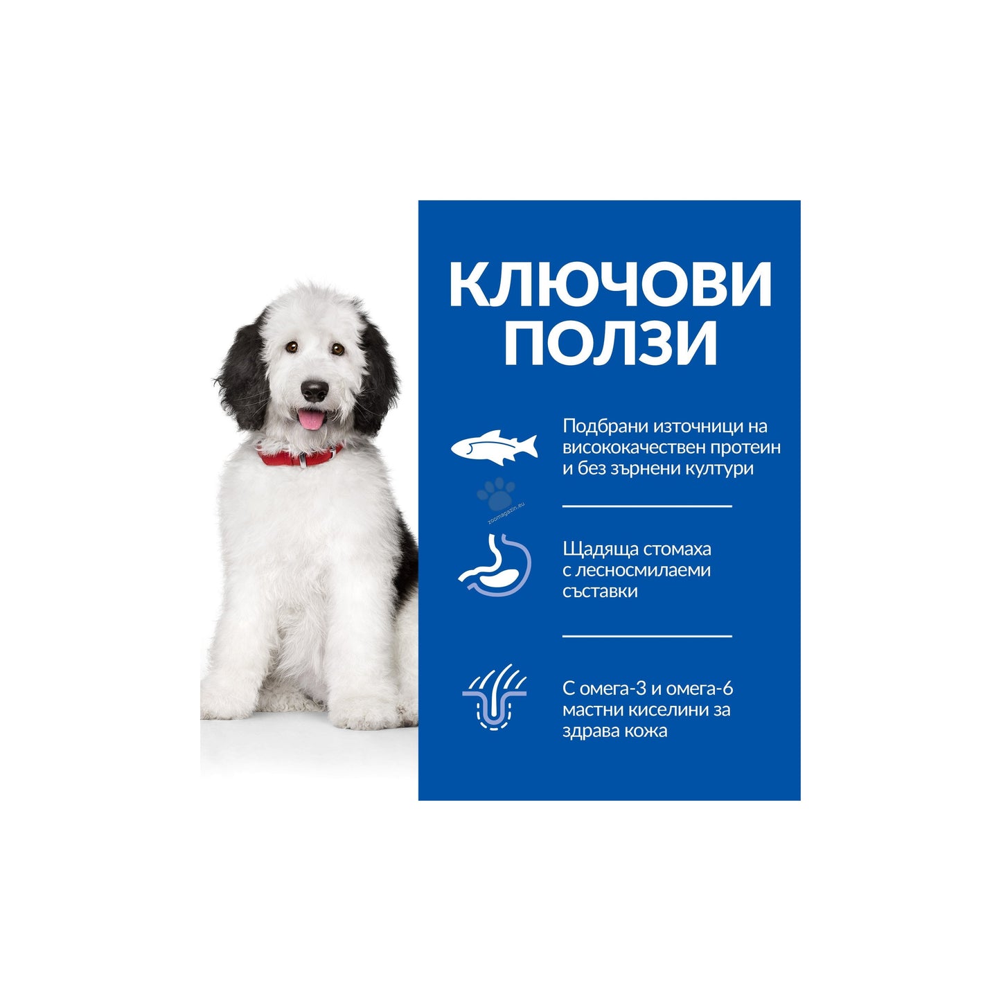 Hills Science Plan Hypoallergenic Large Breed Adult - хипоалергенна храна за кучета от едри породи със сьомга 10+2 кг