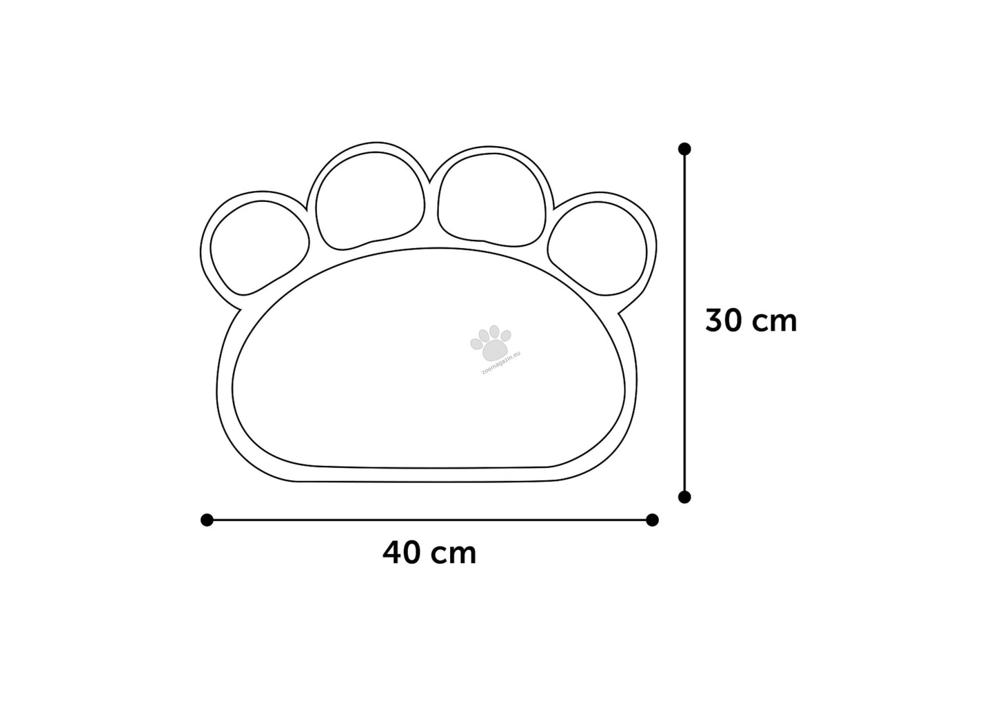 Flamingo Cat litter Tray Mat Pitou Matti - килимче за тоалетна, розово