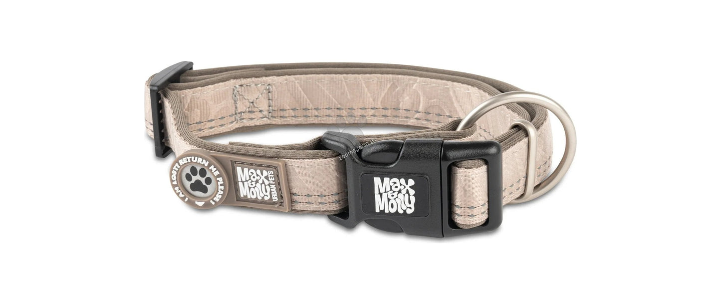 Max Molly Smart ID Collar Matrix Sand - нашийник с ID чип за сигурност