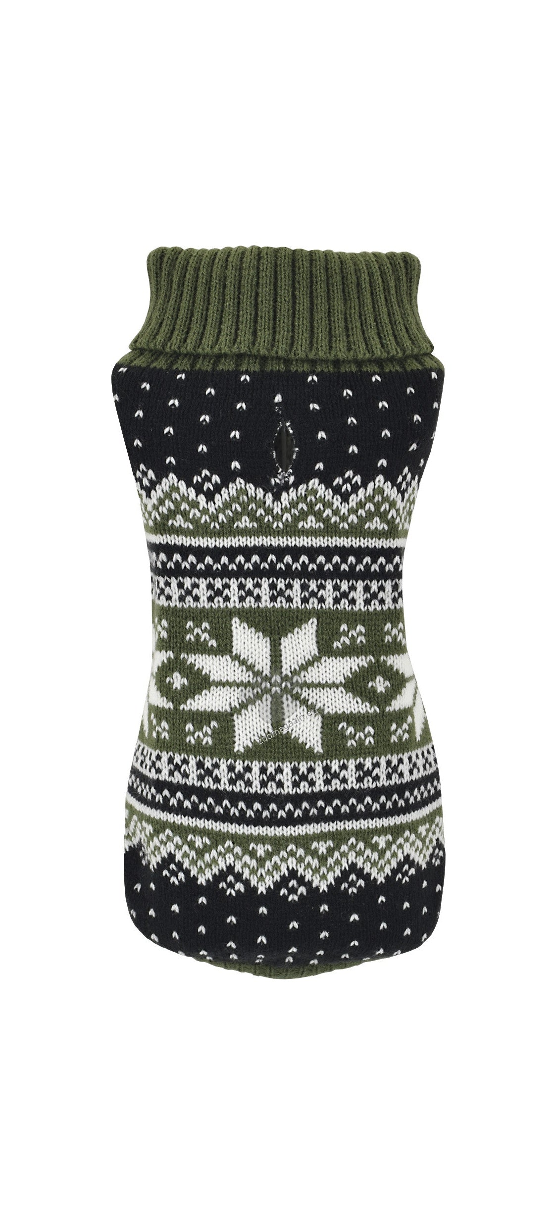 Nayeco Polar Flower Knitted Sweater - пуловер за кучета (зелен)