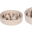 Flamingo Slow Feeder Greni Round Beige - купа за бавно хранене 790 мл, бежов
