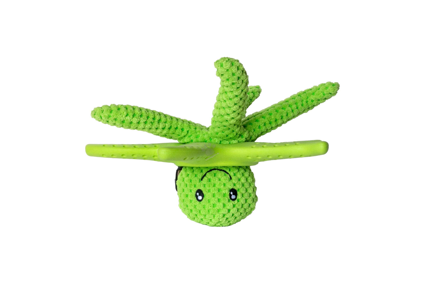 Kiwi Walker Lets Play Octopus and Starfish Green - плюшен октопод и морска звезда от термопластичен каучук 25 см, зелен