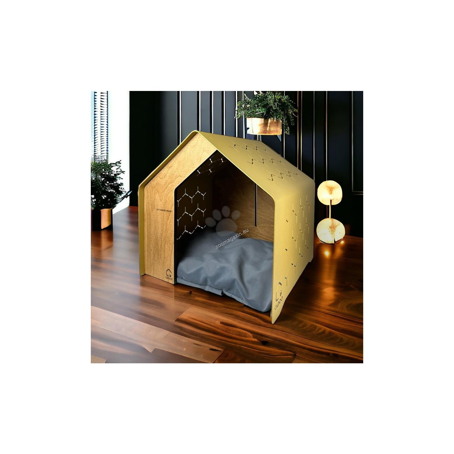 Cadoo Krabi Pearl Gold - луксозна къщичка за домашни любимци 50 / 50 / 50