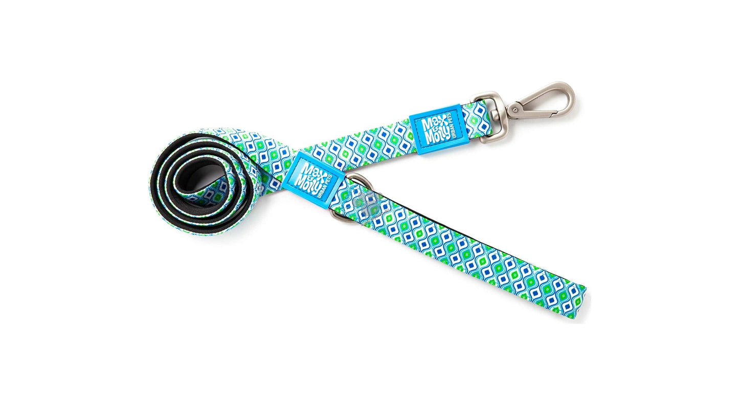 Max Molly Short Leash Retro Blue - повод 120 см