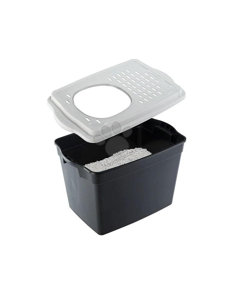 Ferplast Toilet Jumpy - закрита котешка тоалетна с вход отгоре 38,8 / 57,5 / 39 см