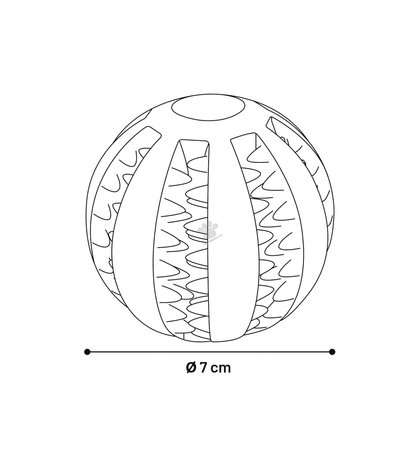 Flamingo Waylen Ball Dental - дентална играчка 7 см