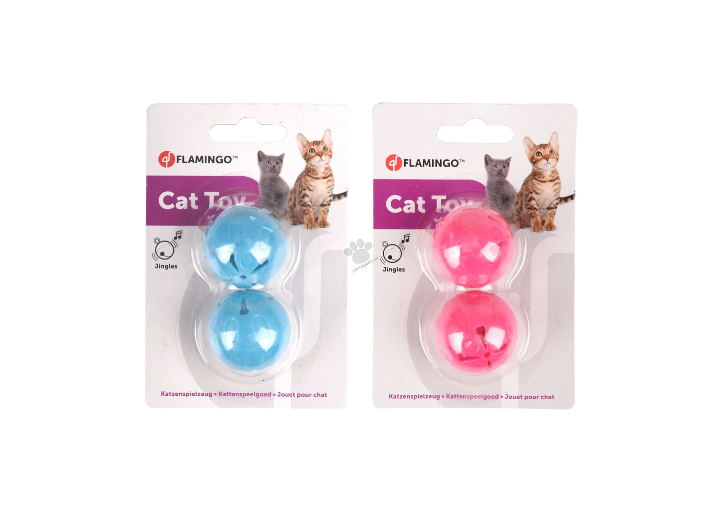 Flamingo Ebba Ball - играчка за котки 3,5 см