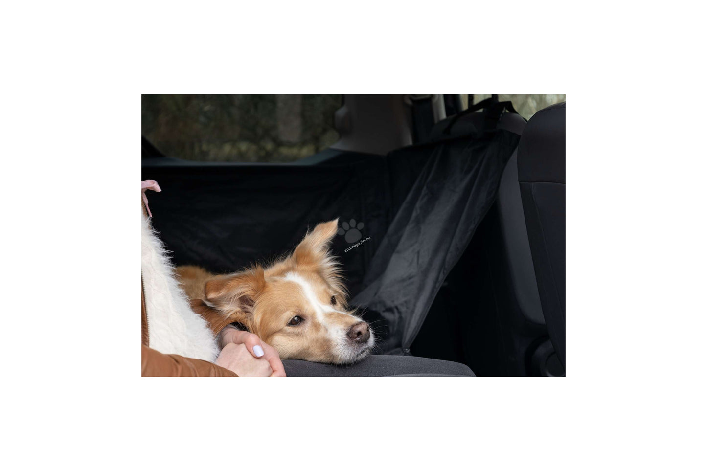 Flamingo Car Blanket Logi Black - покривало за седалки 145 / 130 см