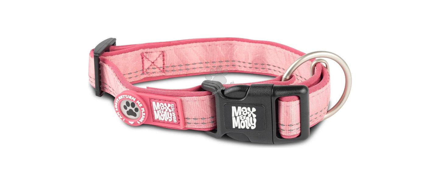Max Molly Smart ID Collar Matrix Rose - нашийник с ID чип за сигурност