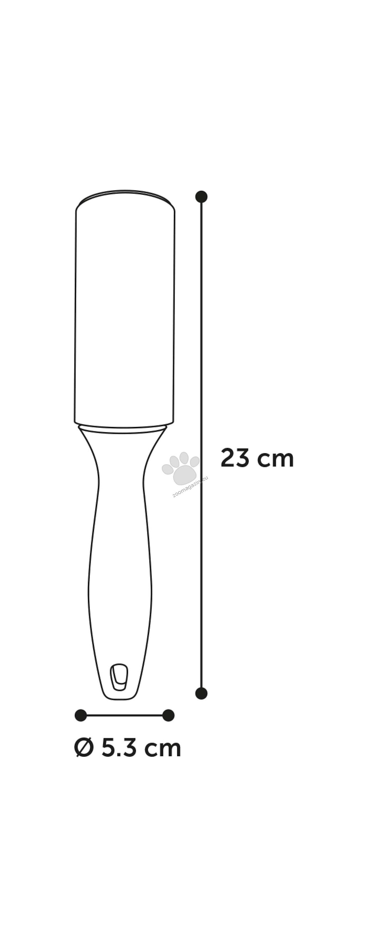 Flamingo Hair Remover Reusable Roller Clio - ролер за премахване на косми 23 см