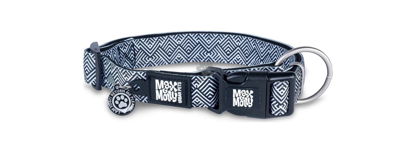 Max Molly Mykonos Black Smart ID - нашийник с чип за сигурност