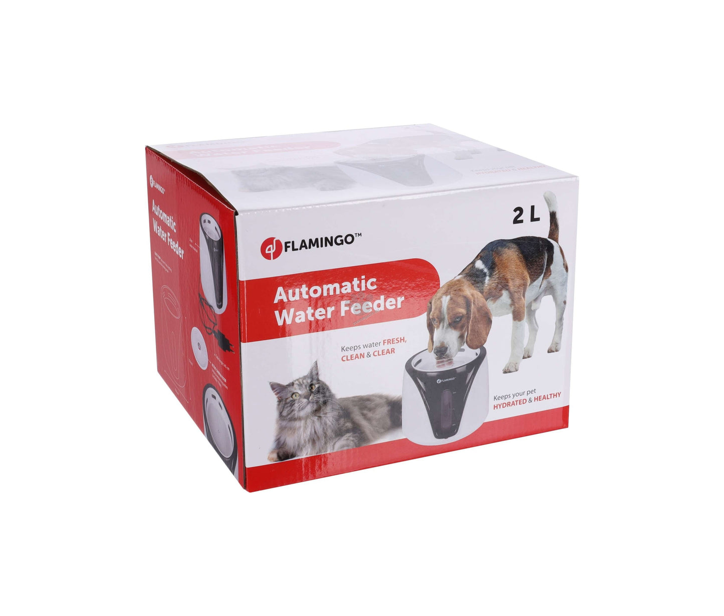 Flamingo Drinking Fountain Sensor Adriana Black - автоматичнен фонтан за пиене