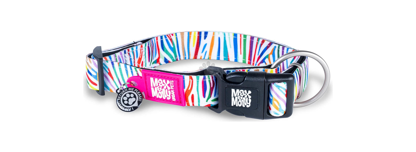 Max Molly Smart ID Magic Zebra - нашийник с ID чип за сигурност