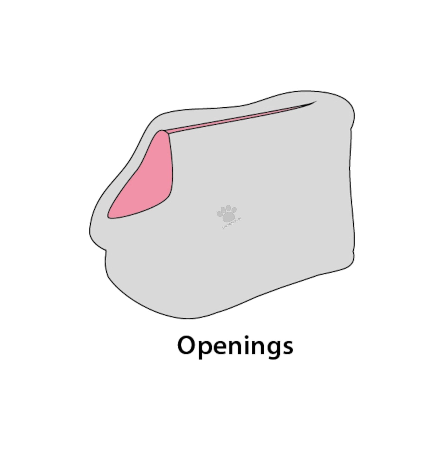 Flamingo Carrying Bag Esmee - чанта от плат 52x25x27см