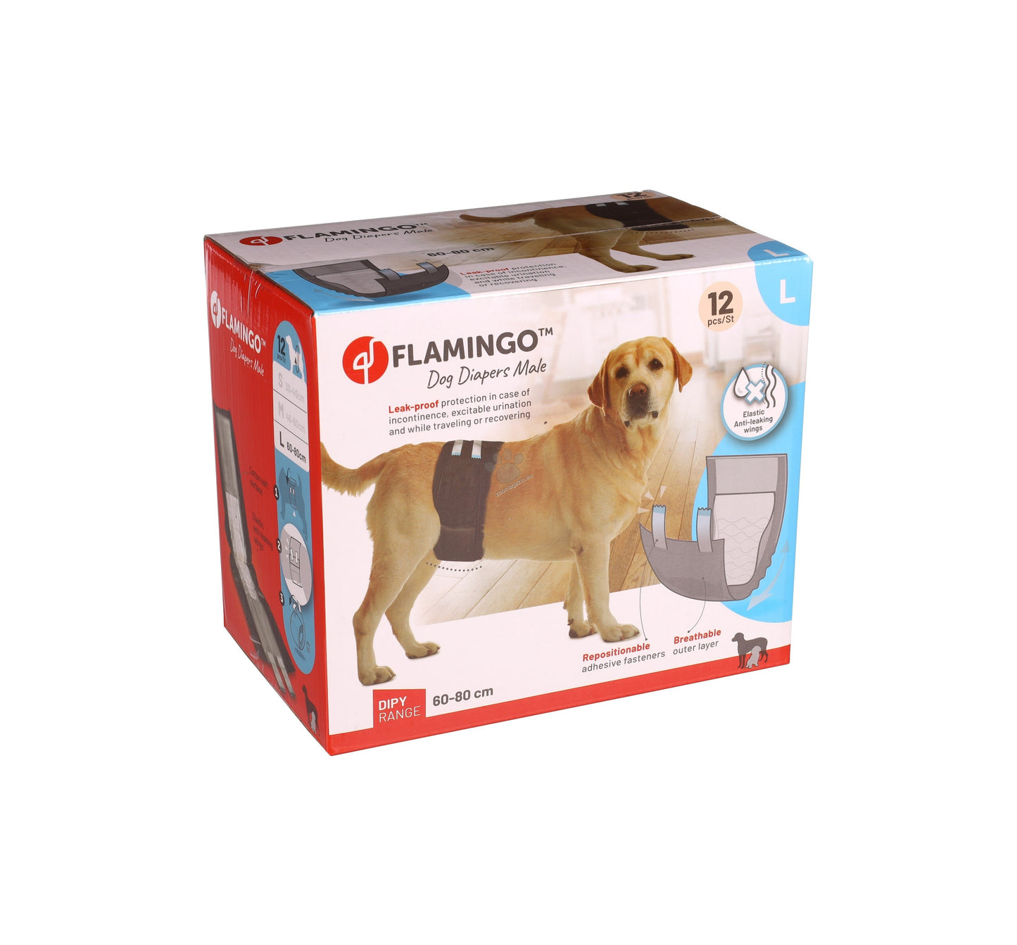 Flamingo Diaper Male Dipy - хигиенни гащи за мъжки кучета