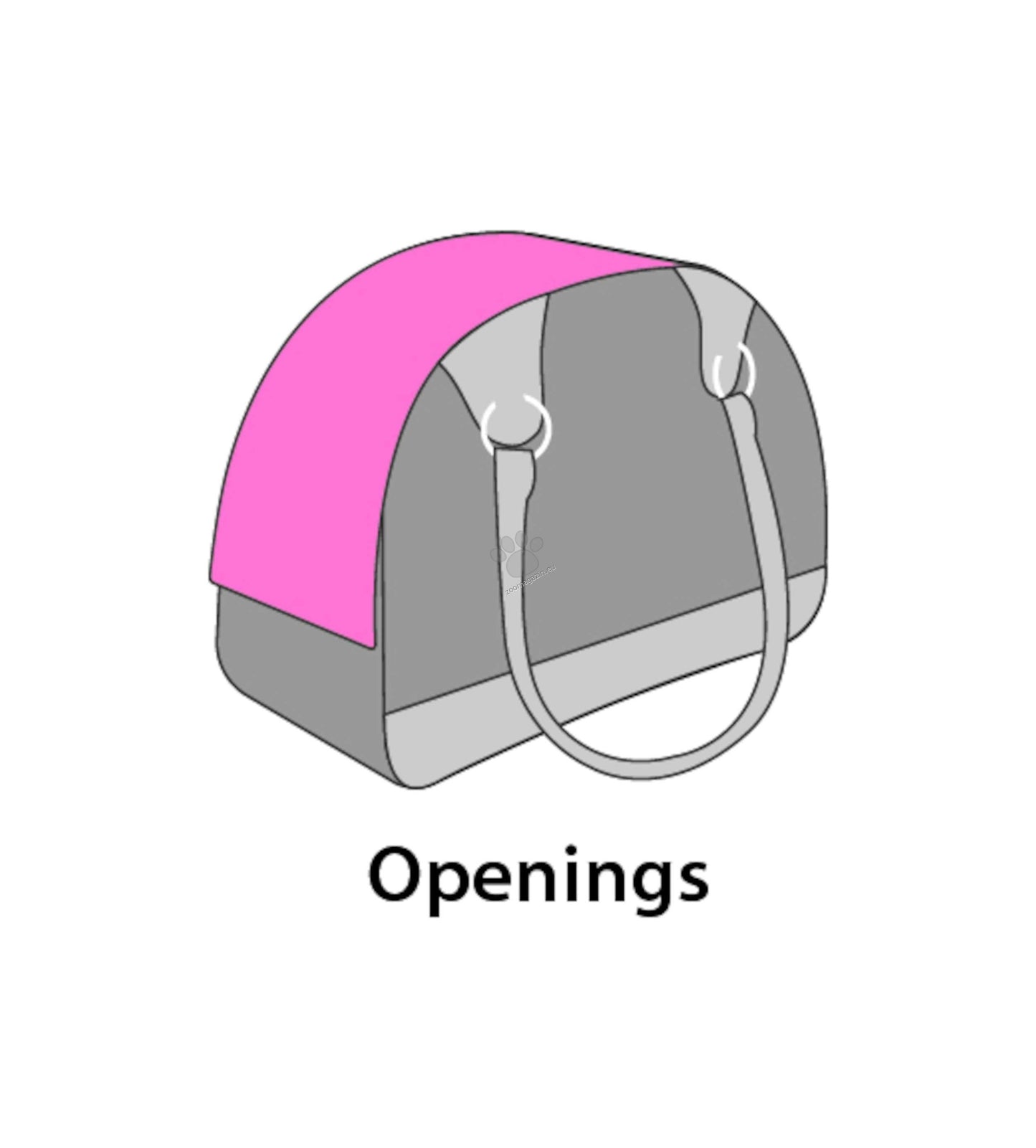 Flamingo Carrying Bag Chloe 1 - чанта от плат за кучета 41 / 20 / 31 см