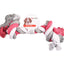 Flamingo Jim Cord with 2 Knots Fuchsia - играчка за куче, розова