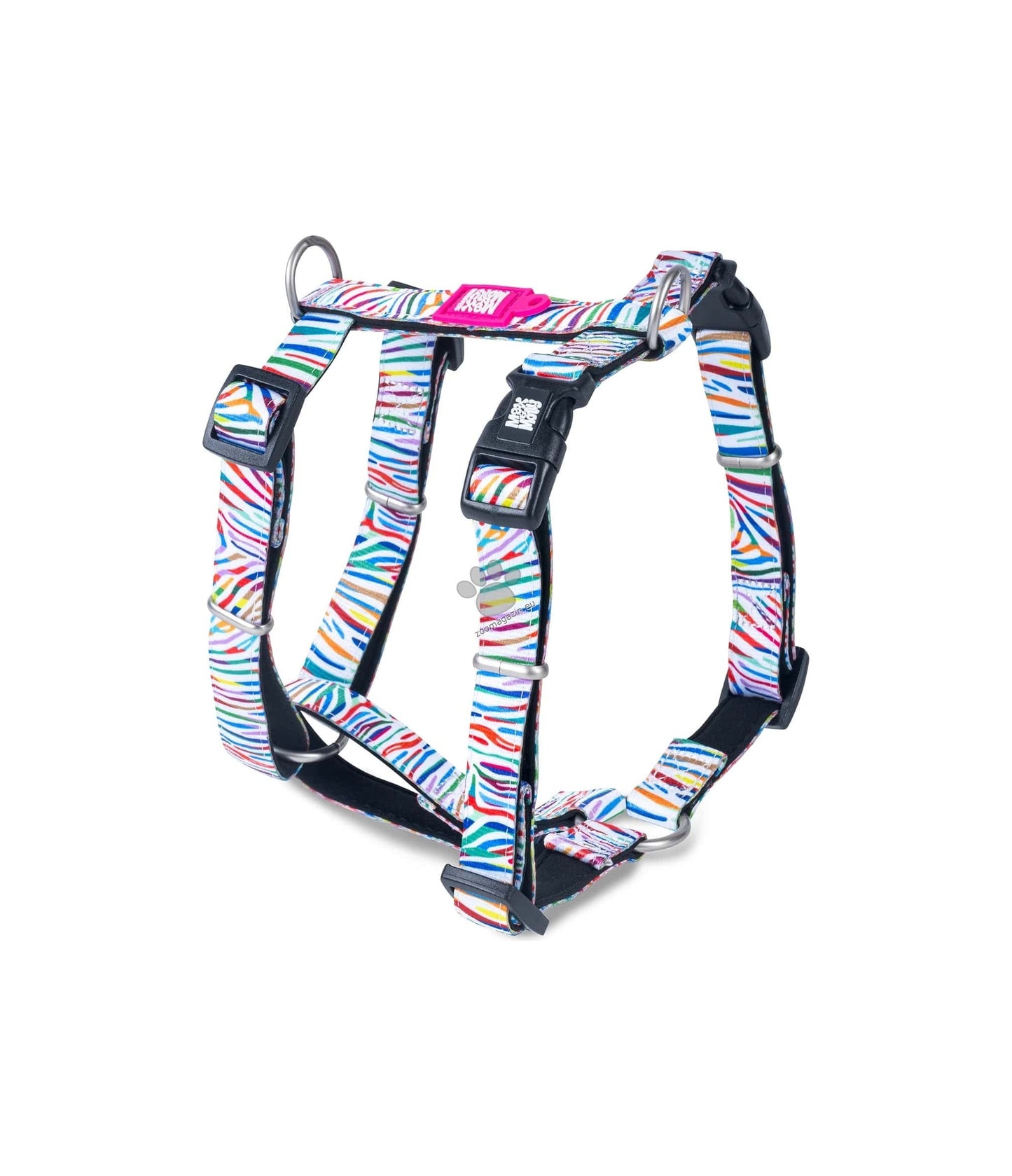 Max Molly H-Harness Magic Zebra - нагръдник за кучета