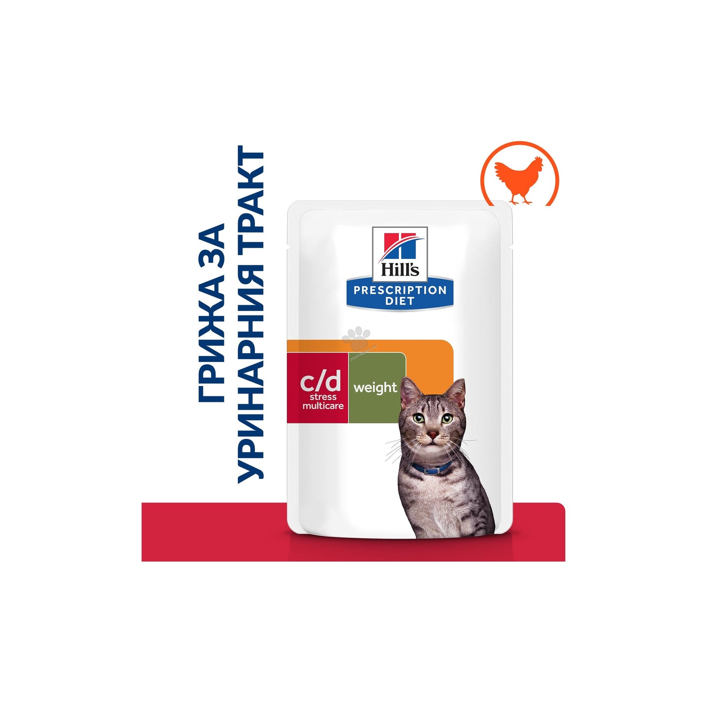 Hills Prescription Diet Metabolic+Urinary - за котки с наднормено тегло и уринарни проблеми или идиопатичен цистит, кутия 12 x 85 гр