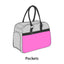Flamingo Carrying Bag Justine Dark grey - чанта от плат за кучета, тъмносив 44 / 23 / 32 см