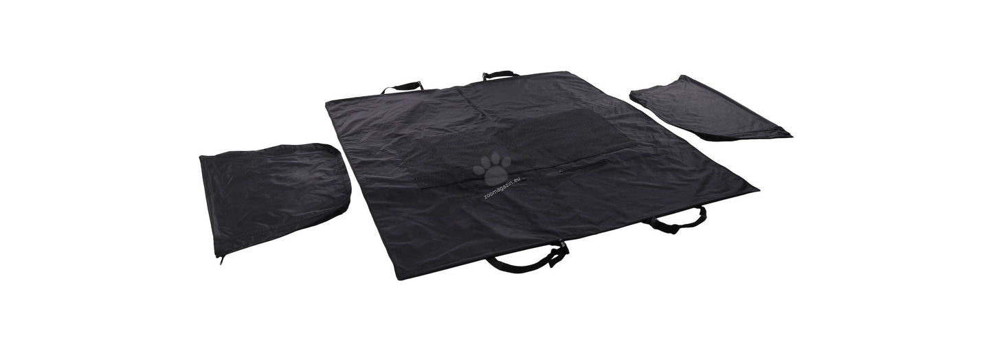 Flamingo Car Blanket Logi Black - покривало за седалки 145 / 130 см