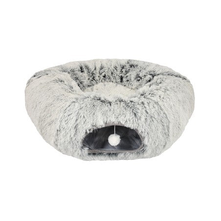 Nayeco Relax Donut Cradle with Tunnel - легло с тунел за котки 80 / 80 / 25 см