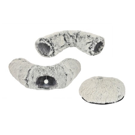 Nayeco Relax Donut Cradle with Tunnel - легло с тунел за котки 80 / 80 / 25 см