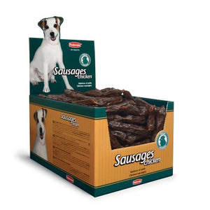 Padovan Sausages Chicken - лакомство за кучета от пилешко месо, кутия 200 броя