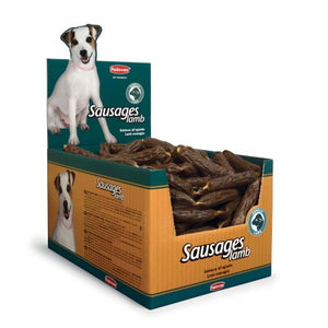 Padovan Sausages Lamb - лакомство за кучета от агнешко месо, кутия 200 броя