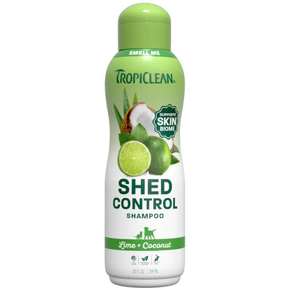 TropiClean Lime and Coconut Shed Control Shampoo - шампоан за кучета и котки 355 мл