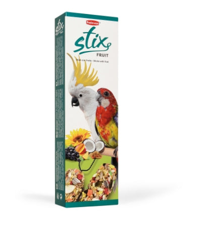 Padovan Stix Fruit - допълваща храна за големи папагали с плодове 150 гр