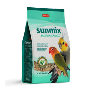 Padovan Sunmix Parrochetti - пълноценна храна за средни папагали 750 гр.