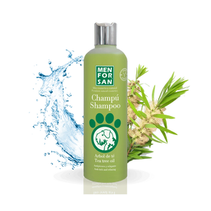 Menforsan Tea Tree Oil Shampoo - шампоан приготвен с чаено дърво,за кучета с проблеми с раздразнена кожа 300 мл.