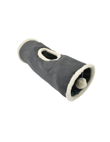Nayeco Tunnel Soft - тунел за котки 25 / 64 см, сив