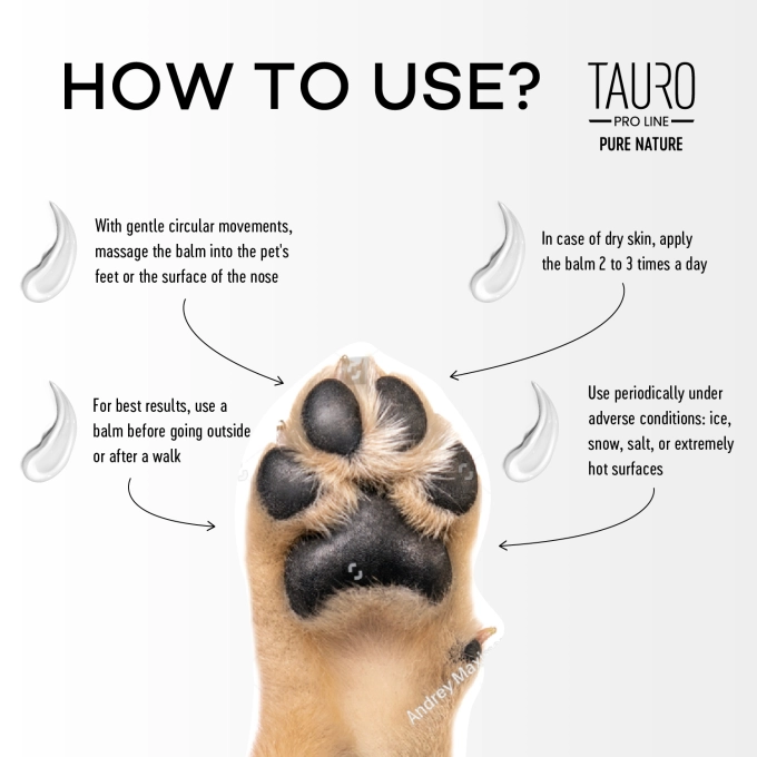 Tauro Pro Line Pure Nature Nose and Paw Balm - балсам за нос и лапи за кучета и котки 75 мл