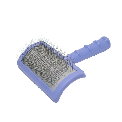 Tauro Pro Line Plastic Brush - пластмасова четка с тънки и меки зъби 10,5 / 6,5 / 2 см, лилав
