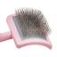 Tauro Pro Line Brush L - пластмасова четка с тънки и меки зъби 17,5 / 10,6 / 6,2 см, розов