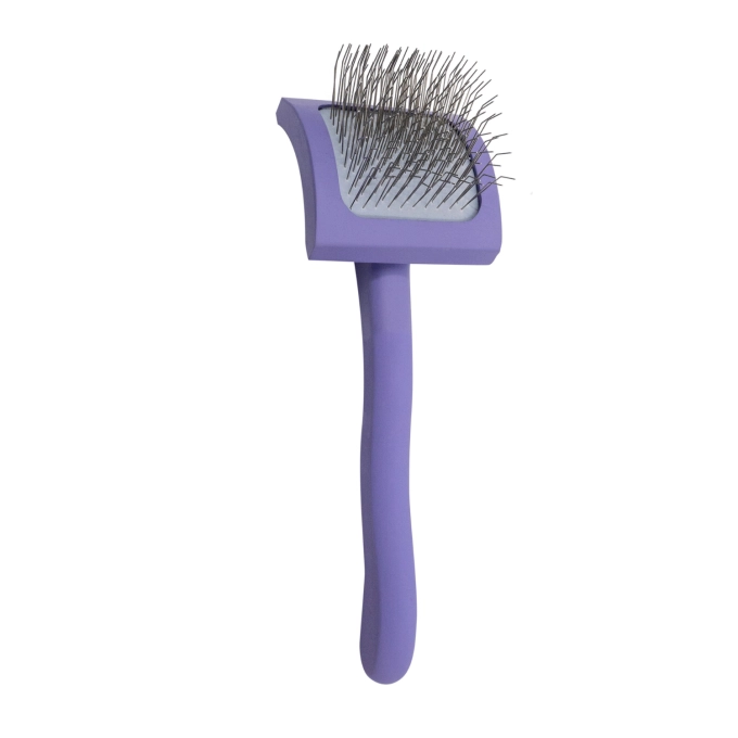 Tauro Pro Line Curved Wooden Brush - извита дървена четка 6,1 / 19 см, лилав