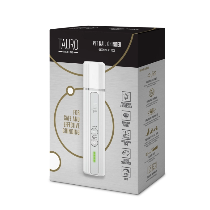 Tauro Pro Line Pet Nail Grinder - електрическа пила за нокти за домашни любимци