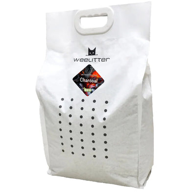 WeeLitter Charcoal - екологична котешка тоалетна от соя с аромат активен въглен