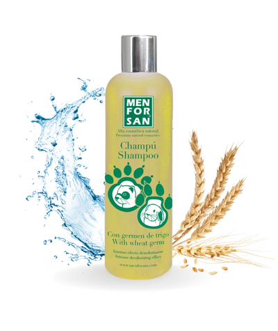 Menforsan Wheat Germ Shampoo for Ferrets - шампоан с естествени пшенични зародиши и дезодорантни свойства за декоративни порчета 300 мл.