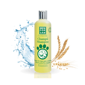 Menforsan Shampoo with Wheat Germ for Puppies - шампоан с пшеничен зародиш за малки кученца 300 мл.