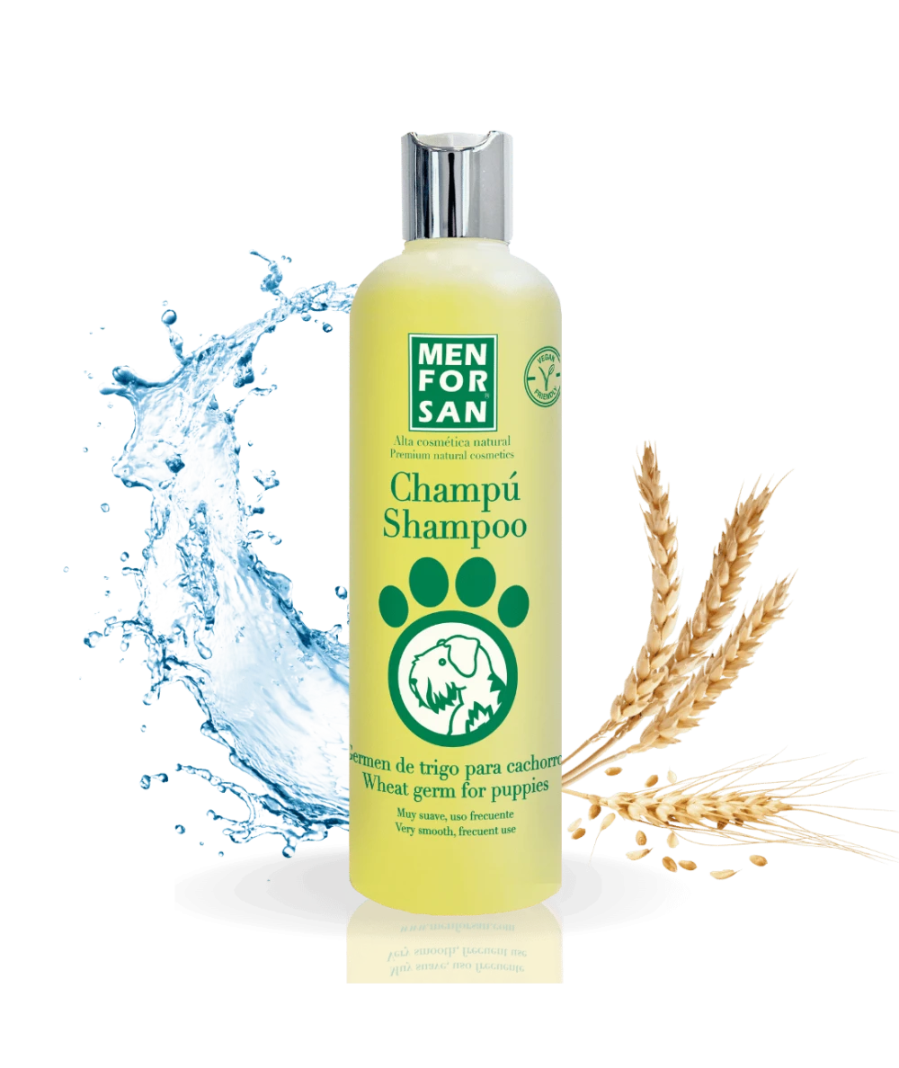 Menforsan Shampoo with Wheat Germ for Puppies - шампоан с пшеничен зародиш за малки кученца 300 мл.