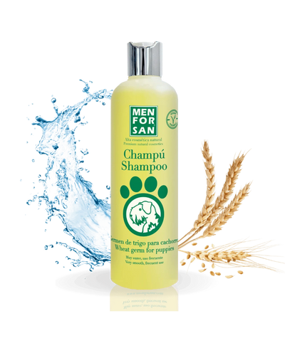 Menforsan Shampoo with Wheat Germ for Puppies - шампоан с пшеничен зародиш за малки кученца 300 мл.